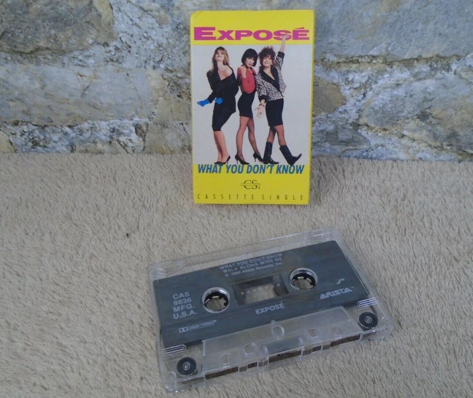 Vintage Expose Cassette Single What You Don't Know 1989 Arista - Imagem 1 de 4