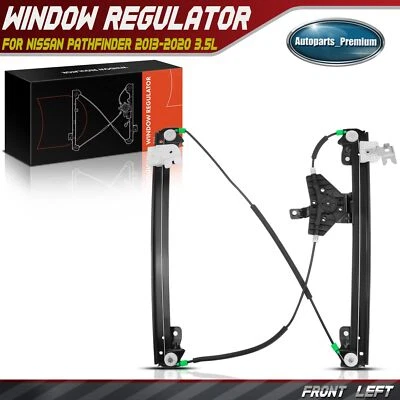Front Driver Left Side Window Regulator for Nissan Pathfinder 2013-2020 V6 3.5L - Image 1 of 4