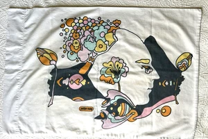 Peter Max John Lennon PillowCase Mohawk Made in USA 1960's-1970's - Picture 1 of 9