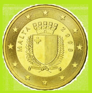 Malta 20 Euro cent 2008 - UNC - Picture 1 of 2