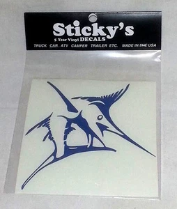 Sticky's 5 JAHRE VINYL AUFKLEBER - SCHWERTFISCH (BLAU)(16) - Bild 1 von 1