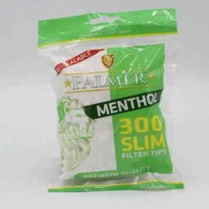 Filtros delgados de mentol Palmer 300 bolsa de puntas de filtro enrollables - Imagen 1 de 6