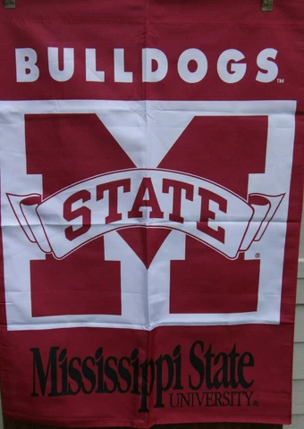 Mississippi State Bulldogs DOUBLE SIDED 28 x 40 BANNER ! VINTAGE DESIGN ! Cover