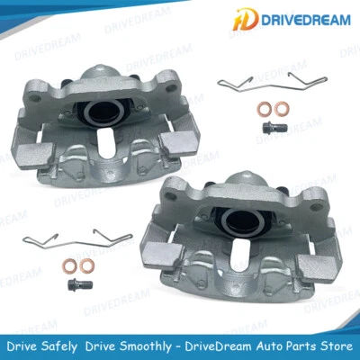 Fit for VW Jetta Beetle Golf Rabbit Audi Front Brake Calipers w/ Bracket Pair 2 - Image 1 of 4