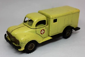 Vintage 1950's GAMA AMBULANCE TRUCK FRICTION TIN TOY, Made in Germany - Picture 1 of 11