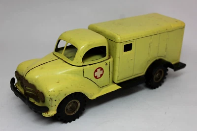 Vintage 1950's GAMA AMBULANCE TRUCK FRICTION TIN TOY, Made in Germany - Image 1 of 4