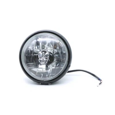 Faro delantero calavera 12V para motocicleta para Honda GN125 CG125  Foto 1 de 4