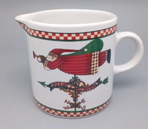 De colección Sakura MAGIC OF SANTA Navidad Gres 1998 Debbie Mumm Crema - Imagen 1 de 5