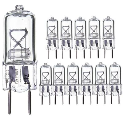 12Pack Q20 Single Ended T3.5, GY8 Bi-Pin Clear Glass UV Protected, 3200K, 20W - Image 1 of 4