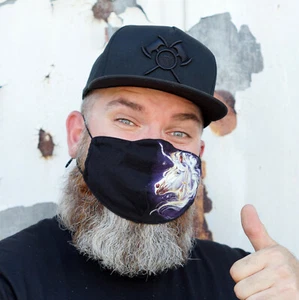 MASCARILLA UNICORNIO UNICORNIO MÁSCARA RESPIRATORIA FILTRO 3 CAPAS LAVABLE AJUSTABLE ENVIO PRIO - Imagen 1 de 11