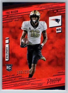 2021 Prestige Tre Nixon Rookie Xtra Points Red /299 #300 New England Patriots - Bild 1 von 2