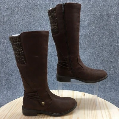 Botas Baretraps Juveniles 4 Taizhou Altas Montar Marrón Hasta la Rodilla Cremallera Lateral J843-0619 Foto 1 de 4