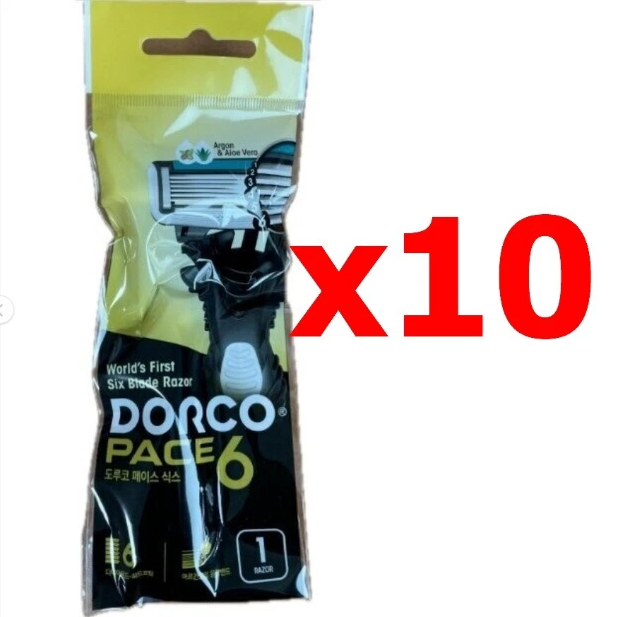 Dorco Pace 6 Disposable Razor Blade 10 Pcs