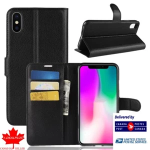 Für iPhone XS MAX Flip Slot Wallet Soft Case/Cover/Kartenhalter Ständer Etui - Bild 1 von 33