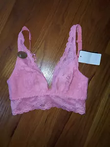 Reggiseno nuovo con etichette Wacoal Halo rosa pizzo taglia 32 reggiseno senza fili ballette #811205 taglia 32 - Foto 1 di 2
