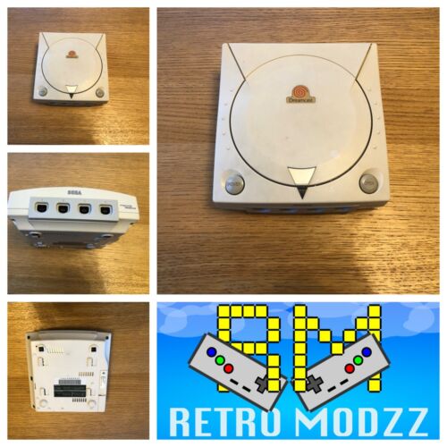 Sega Dreamcast Console White NTSC GDEMU ~ VGA ~ PicoPsu ~ 220-240V options