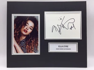 RARE Ella Eyre Hand Signed Photo Display + COA AUTOGRAPH SASIGNED - Bild 1 von 5