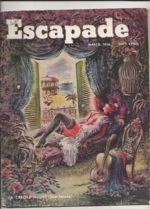 Escapade 1956 Bettie Betty Page, Lili St. Cyr 58pg Vintage Pinup Magazine - Picture 1 of 4