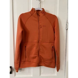 REI Co-op Flash Power Air Fleece Jacket Women's orange small R1 lightweight zip - Picture 1 of 5