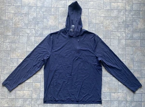 NWT New Johnnie-O Performance Hoodie Blue Men’s Large Pullover Maxwel MSRP $148 - Picture 1 of 19