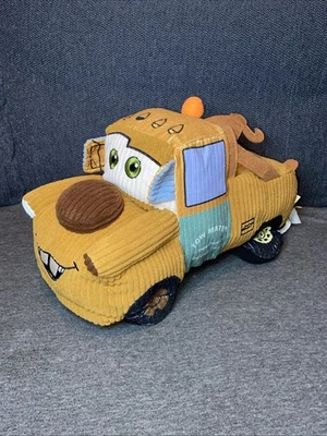Cars Tow Mater 灯芯绒枕头好友迪士尼爱好大厅 — 第 1/3 张图片