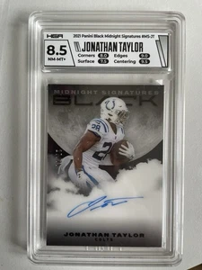 Jonathan Taylor 2021 Panini Black Midnight Signatures Oncard Auto/35 Colts HGA - Imagen 1 de 2
