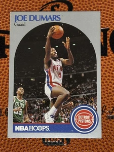 1990-91 NBA Hoops Joe Dumars #103 Base Card Pistons - Picture 1 of 3