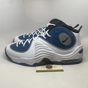 Size 10.5 - Nike Air Penny 2 II QS Atlantic Blue White Black FN4438-400 NEW! - Picture 1 of 6