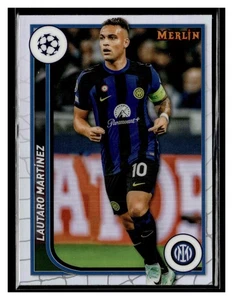 2023-24 Merlin UEFA Club Competitions #48 Lautaro Martínez Refractor - Picture 1 of 2