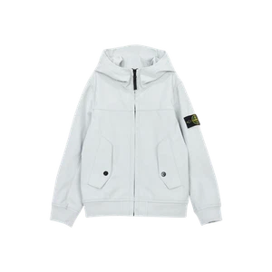 (Kids) Stone Island Hood Zip Up Sky Blue - 25SS - Picture 1 of 1
