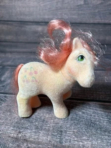 Vintage My Little Pony Cherries Jubilee So Soft MLP G1 1986 Flocked # 3811 - Picture 1 of 7