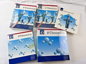 Discos de software vintage versión 3.0 cuarta dimensión conjunto manual ACI 4D disquete Francia - Imagen 1 de 22