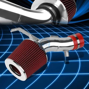 Silver Polished Short Ram Cold Air Intake+Red Filter for 2007-2012 Altima 3.5 V6 - Bild 1 von 5