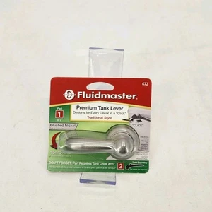 Fluidmaster 675 Premium Tank Lever-Classic Style-Brushed Nickel. New Sealed - Picture 1 of 2