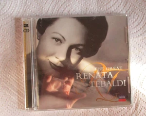 The Great Renata Tebaldi CD, 2002, 2 Disc Set, Decca BMG D242247 - NEW - Picture 1 of 2