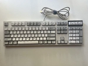 TOPRE REALFORCE R2SA-US4-IV AGBZP8 KEYBOARD WHITE IVORY ENGLISH 108 KEY LAYOUT - Picture 1 of 17