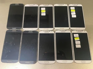 LOT OF 10 Samsung Galaxy S4 White/Black Unlocked - Picture 1 of 2