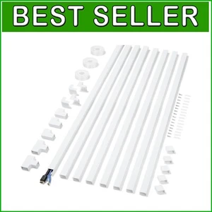 26.25ft Trove of Calming Cord Management: White Wire Concealer & Safety Kit - Picture 1 of 9