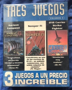 Trois Jeux Vol 2 (Ancient Conquest, Semper Fi, Carrier Strike Fighter If / A18E - Picture 1 of 1
