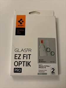 Protecteur d'objectif iPhone 15 Plus / 15 | Spigen [ optique GlasTR ] Housse pour appareil photo - Photo 1 sur 2
