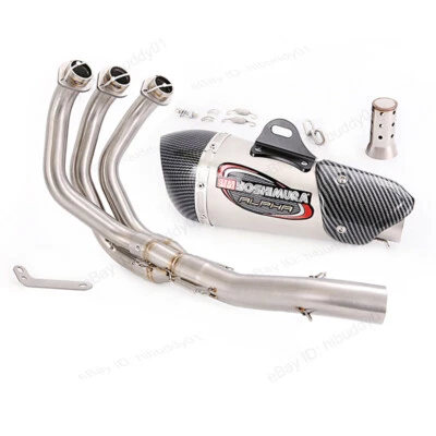 Silenciadores de cabezal sistema de escape completo para Yamaha MT-09 FZ09 XSR900 2014-2020 Foto 1 de 4