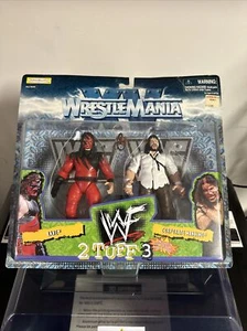 Jakks Pacific WWF 2 Tuff 3 Wrestlemania XV Kane & Corporate Mankind WWF NIP (3E) - Picture 1 of 3