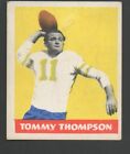1948 Leaf Football Card #9 Tommy Thompson-Philadelphia Eagles Vg Card