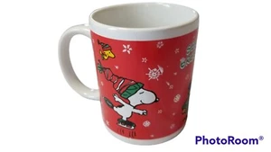 Peanuts Snoopy Skating Weihnachtsbaum Jahreszeiten Grüße Kaffeebecher - Bild 1 von 6
