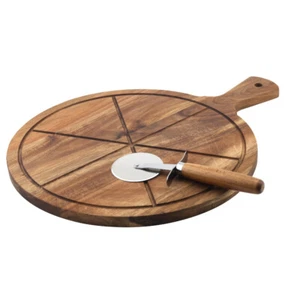 Maverick Flinders Pizza Board 44 x 33 x 1.5cm + Wheel | 2 Piece - Picture 1 of 5