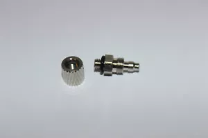 M6 gerade Hydraulik Anschlussnippel + Überwurfmutter Schlauch 4 mm RC Bagger - Bild 1 von 2