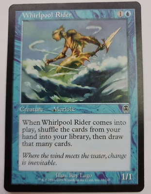 MTG Magic The Gathering Card Whirlpool Rider Creature Merfolk Sorcery 3B Oath GW - Image 1 of 2