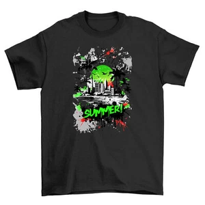 Summer_50 Funny T-shirt - Palm Trees, Sunshine, and 50 Shades of Summer Coolness - Picture 1 of 46