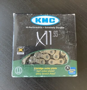 KMC X11.93 Silver 11 Speed Chain - New - Picture 1 of 4