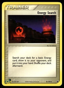 Energy Search #90/109 Ruby and Sapphire Pokemon Near Mint or Better - Picture 1 of 2
